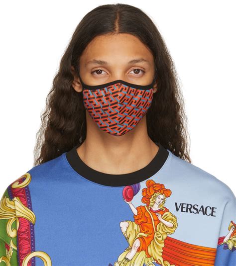 versace print mask|Versace Face masks for Women .